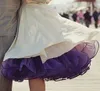 Colorful Purple Petticoats 1950s Style Tulle Custom Made Any Colors Cheap In Stock Underskirt Free Shipping Tulle Skirts Petticoats For Dres