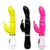 Lobo negro vibrador impermeável sexo brinquedo duplo haste masturbação coelho vibrador utensílios adulto sexo produto vibrador para mulheres