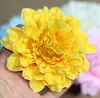 Tanie 10 cm sztuczne kwiaty Weddne Zapasy Dekoracje Ręcznie wykonane pojedynczy kwiat kolorowe płatki 1587152
