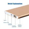 20000mah Ultra Thin Slim Power Bank Phone Charger Portable Extern Battery Polymer Book Powerbank för iPhone 8 Plus Mobiltelefon 8633234