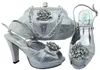 Chaussures pour femmes violettes de haute qualité avec strass et gros escarpins africains en cristal assortis à un sac à main pour robe MM1052, talon 11CM