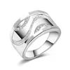 Gratis frakt Ny 925 Sterling Silver Fashion Jewelry Trend Men tjeckiska borrring Hot Sell Girl Gift 1484