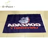 NCAA GONZAGA Bulldogs Ekibi Polyester Bayrak 3ft * 5ft (150 cm * 90 cm) Bayrak Banner Dekorasyon Uçan Ev Bahçe Açık Hediyeler