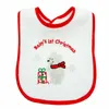 Рождественские Baby Bibs Bandana Bibs Водонепроницаемый хлопок Baberos Младенческий малыш Newborn Bib Милая слюна полотенце ткань детское подарок