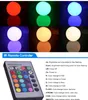 NEW E27 RGB LED 램프 10W 15W 20W LED RGB 전구 조명 램프 110V 220V 원격 제어 16 색상 변경 Lampada LED 전체 조명 루즈 A65 A70 A80