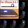 لفون 6 LED شعار DIY الانارة الصمام الخفيفة متوهجة شعار وزارة الدفاع كيت لوحة ل iphone6 ​​4.7inch عودة الإسكان DHL شحن مجاني