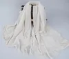 girl women solid plain cotton linen feeling polyster Scarf Scarves Stole Neckerchief 20 colors 180*90cm 11pcs/lot #3982