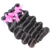 Malaysisk Remy Hair Weave Bundlar Greatemy Body Wave Hair Extensions Obehandlat Human Hair 10st / Lot Naturlig Färgfärgbar 1 kilo