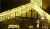 Saiten 5m 200Les Vorhanglichter Lichter Blitzspur Led String Icicle Lamps Vorhang WeihnachtS Haus Garden Festival 110V220V EU UK US AU Plug