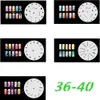 2017 nya mode airbrush nagel stencils set 31-40 verktyg diy airbrushing 10 x mall ark för airbrush kit nagel konst färg