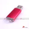 Logo inciso al laser gratuito 50PCS 128MB/256MB/512MB/1GB/2GB/4GB/8GB/16GB USB Flash Drive 2.0 Memoria in metallo Pendrive Stile semplice