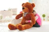 6 3 PIEDS OURS EN PELUCHE GÉANT MARRON CLAIR JUMBO 72 size160cm cadeau d'anniversaire301G