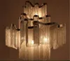 Nyfransk Empire Chain Candelier Light Fixture Långkedja Hängande upphängning glanslampa kedja ljus