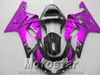 Anpassa Feedings Set för SUZUKI GSXR600 GSXR750 2001-2003 K1 Svart Röd Högkvalitativ Fairing Kit GSXR 600 750 01 02 03 EF19