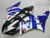 Lägsta Pris Fairing Kit för Suzuki GSX-R1000 2003 2004 K3 K4 Blå Vit Svart Fairings Set GSXR 1000 03 04 BodyKits JD8