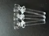Newest quartz glass nail 10mm 14mm 19mm Domeless gong quartz glass tobacco pipe fittings nail nails without nail quartz dome free