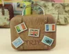 20pcs Retro Suitcase Candy Box Sweet Love Wedding Party Gift Jewelry Tin plate Boxes Mix 6 Style New