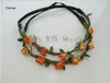 10pcs Bride Bohemian Style Flower Headband Festival Party Wedding Floral Garland Headband Flower Crown Headwear