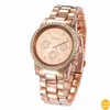 Female Geneva Diamond Watches men Dress Watches Rose Gold Roman Dial Quartz Christmas gift Hours standard quality Classic