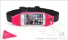 Universal Sports Waterdichte Telefoon Zakken Taille Riem Armband Tas Gevallen Pouch met Clear View Touch voor iPhone 5S 6Plus Galaxy S5 S6 EDGE