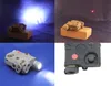 Tactische A / PEQ-15 rode laser met witte LED-zaklamp Torch IR Illuminator voor jacht buiten zwart / donkere aarde