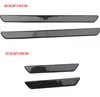 2 pcs Universal Car Styling Carbono Fibra Porta Peitoril Scuff Placa Protetor Decoração Para Ford Toyota BMW Kia Audi Acessórios