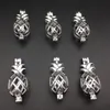 10 PC pineapple essential oil diffuser jewelry production provides silver-plated pendant - plus your own pearl stone makes it mor291r