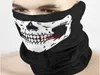 Gratis frakt Fashion Skull Design Multi Function Bandana Motorcykel Biker Face Mask Neck Tube Scarf, 100pcs / Lot