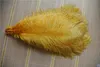 Whole 100 pcs 1618inch Gold ostrich feather plume for wedding centerpiece party event decor festive supply decor3141490