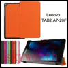 För Lenovo Tab 3 8 plus 7 Essential 710F 730M A10-30 A10-70 A8-50 A7-20 Yoga 3 Folio Flip 3 Mapp Läderfodral