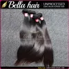 Bellahair Factory hela jungfruliga mänskliga brasilianska hår silkeslen raka indiska buntar malaysiska peruanska remy hår 834inch5148840