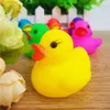 6 couleurs mignon PVC canard bébé bain jouets d'eau sons canards en caoutchouc enfants baignade natation plage cadeaux sable jouer eau amusant enfants jouets