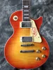 Ny 1959 R9 Högkvalitativ Tiger Flame Elektrisk gitarr i Cherry Burst Color, Standard 59 Elektrisk gitarr i Stock Guitarra