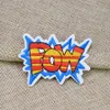 10PCS POW Patches for Clothing Bags DIY Iron on Transfer Applique Patch for Garment Jeans Sew on Embroidery Badge