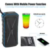 Portable Bluetooth Speaker 4500mAh Power Bank Bass Stereo Sound Mobile IP66 Waterproof Wireless Speakers BT4.1 With Retail Package