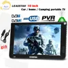 LEADSTAR D10 10 pouces lecteur numérique TV Portable DVB-T/T2/ISDB/analogique tout en un MINI TV prise en charge des programmes USB/TFTV chargeur de voiture cadeau