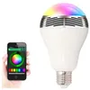 Edison2011 Nowa inteligentna żarówka Głośnik Bluetooth Głośnik E27 LED RGB Light Bezprzewodowa Muzyka Lampa Zmiana koloru Przejście przez aplikację WiFi