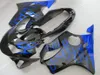 Fitment Body parts for Honda CBR 600 F4 custom blue flame fairings 1999 2000 CBR600 F4 99 00 fairing kit CPAI