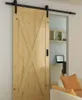 KINMADE Scheunentür-Spülgriffe, schwarze, rechteckige, versenkte Schiebetürgriffe aus Holz mit Befestigungsschrauben im Lieferumfang enthalten
