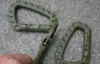 D Karabinek 200LB Klamra górska Snap Clip Plastikowa Stalowa Wspinaczka EDC Plecak Klamra Hak D-Ring Lock Tactical Molle Quickdraw Carabiners Ring