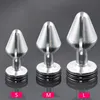 Short paragraph Space aluminum electric shock anal toys G-spot plug Electro Butt Sex toy for men and women adult games