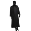 Costume de soutane de prêtre romain, Robe noire du clergé d'église catholique, vêtements de clergé, bouton à simple boutonnage, pour hommes adultes, Cosplay2361