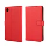 Groothandel Nieuwe Arrief Lederen Portemonnee Flip Cover Telefoon Case voor Sony Xperia Z5 E6603 E6653 Drop Shipping