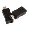 Convertitore da mini femmina a micro maschio / 5 pin Micro USB 2.0 da maschio a femmina / connettore da mini maschio a micro femmina USB 2.0 per telefono