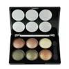 Wholesale-1Pcs 6 Colors Professional Smoky Cosmetic Set Natural Matte Eyeshadow Makeup Eye Shadow Palette Glitter Harv22