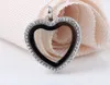 10PCS/lot 4Colors FULL Rhinestones Peach Heart Shape Glass Floating Locket Pendant Fit For Necklace Chain Making