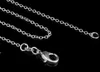 silver chain necklace thin