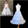 2019 Hot Sale Three Circle Hoop White Girls' Petticoats Ball Gown Children Kid Dress Slip Flower Girl Skirt Petticoat Free Shipping