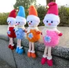 Christmas snowman toy doll Christmas tree widget bell Christmas decoration gifts Christmas dolls little size CS017