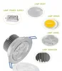 LED LED Light 5x3W Wysokiej jakości Dimmable 110V 220V Niedmokalne 15 W 85265V LED Down Light Lighting1342619